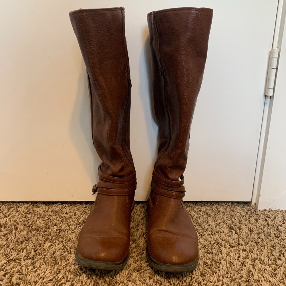 Women's Brown Riding Boots